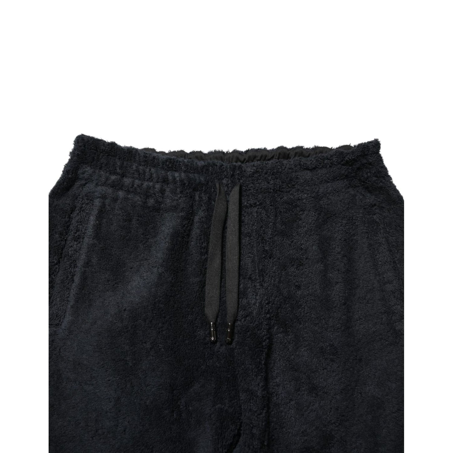 Dolce & Gabbana Black Cotton Logo Men Jogger Sweatpants Pants Dolce & Gabbana