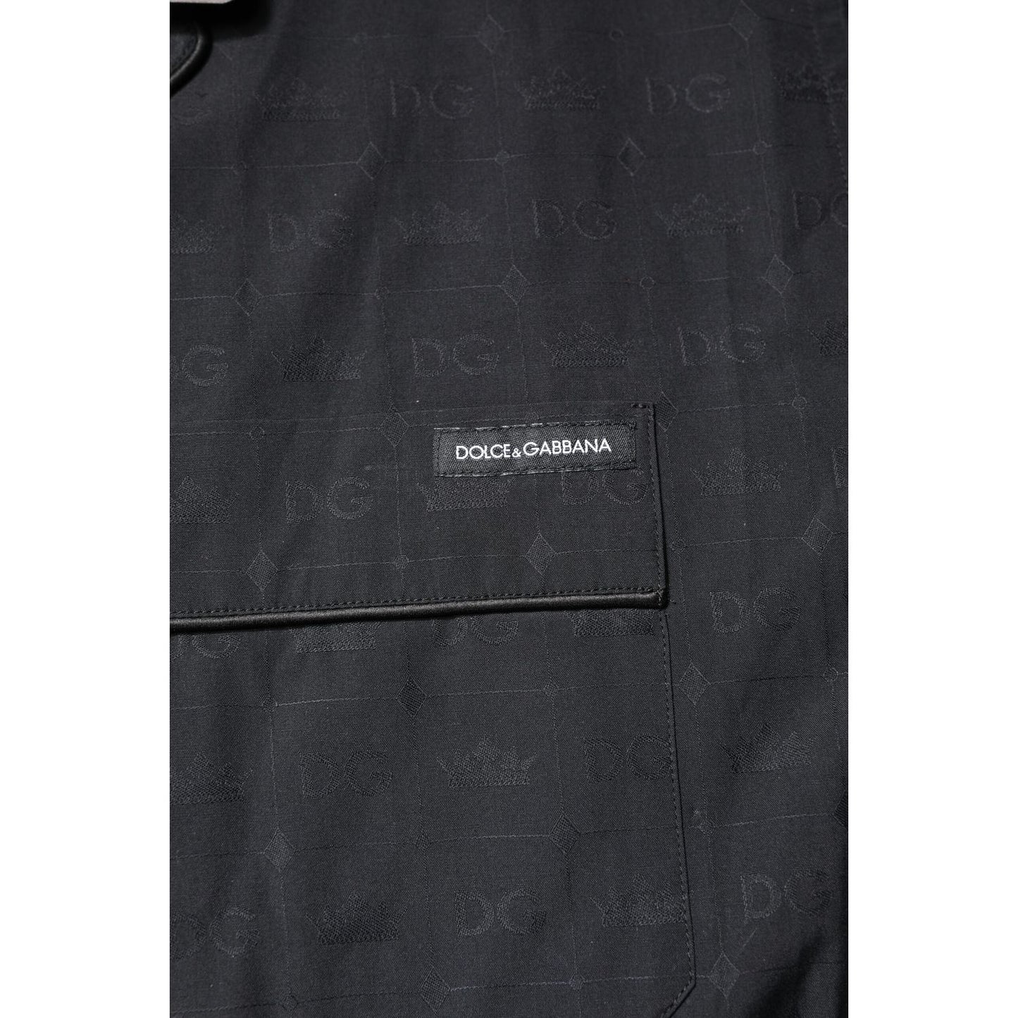 Dolce & Gabbana Black Cotton Men Pajama Set Sleepwear Dolce & Gabbana