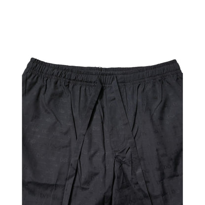 Dolce & Gabbana Black Cotton Men Pajama Set Sleepwear Dolce & Gabbana