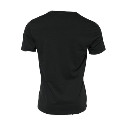 Dolce & Gabbana Black DG Crew Devotion Cotton Crew Neck T-shirt Dolce & Gabbana