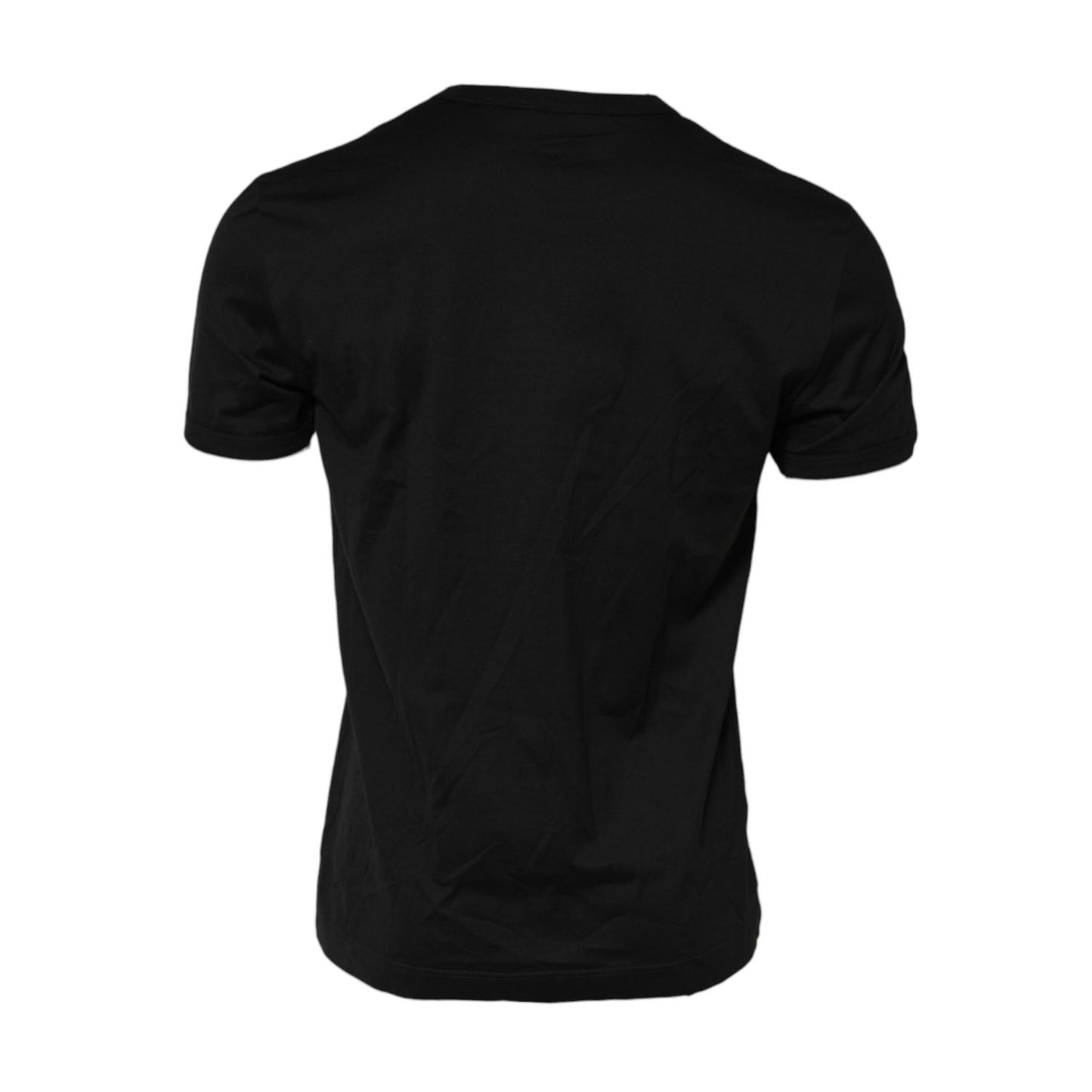 Dolce & Gabbana Black DG King Crown Cotton Crew Neck T-shirt Dolce & Gabbana