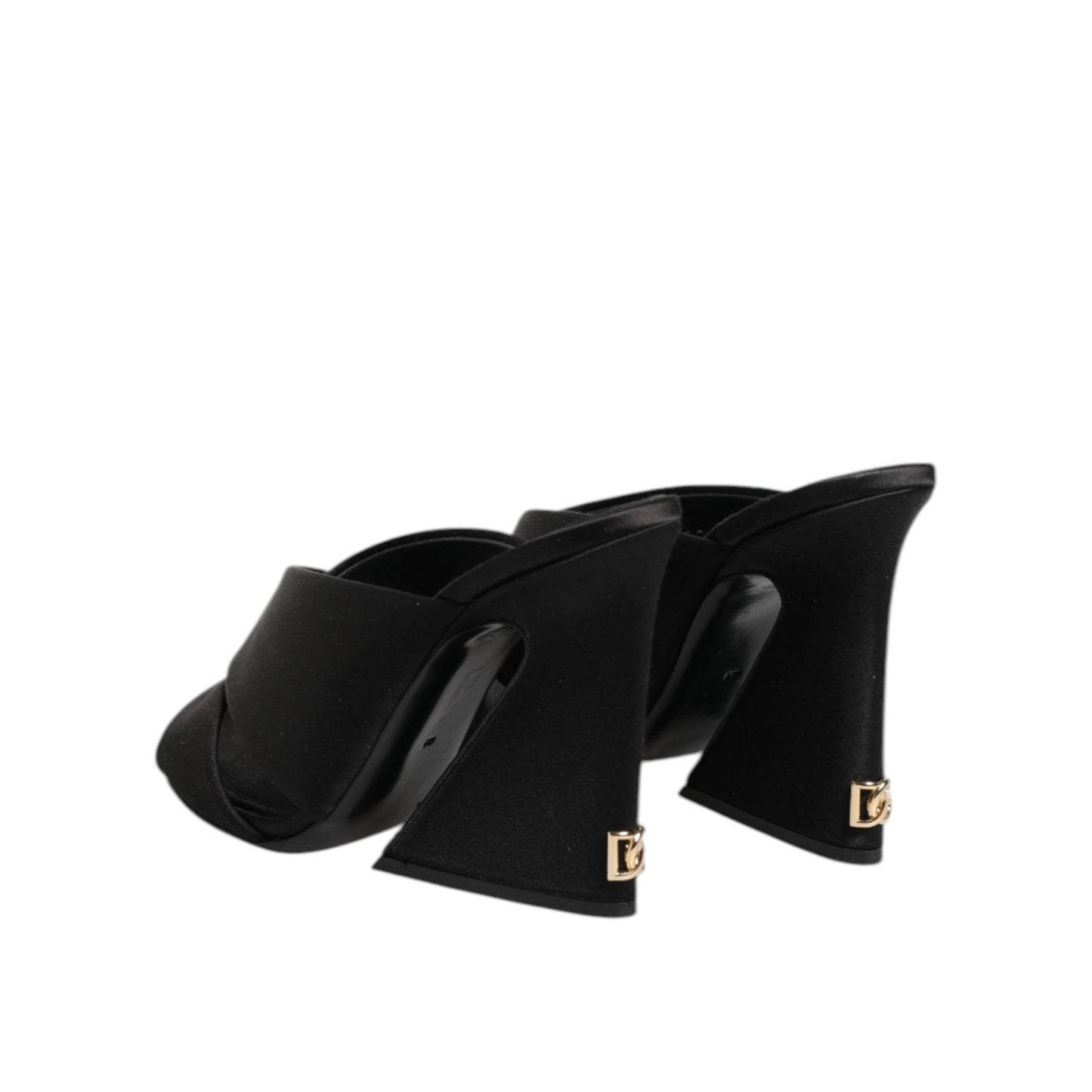 Dolce & Gabbana Black Keira Baroque High Heel Sandals Shoes Dolce & Gabbana