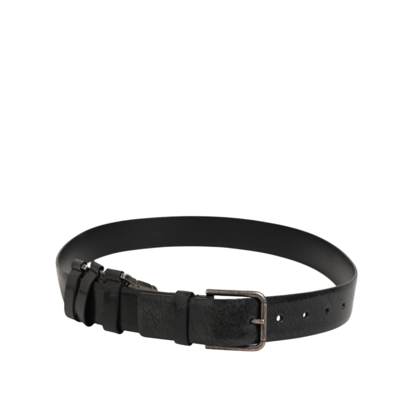 Dolce & Gabbana Black Key Ring Clip Attachments Buckle Belt Dolce & Gabbana