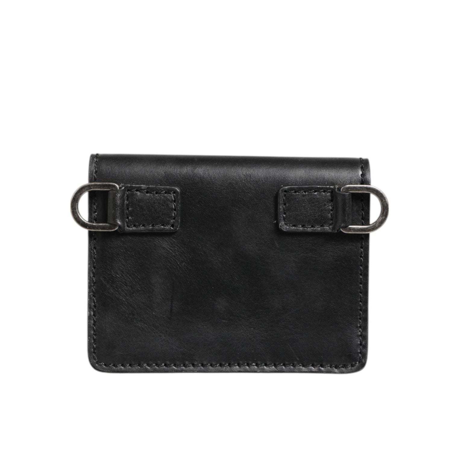 Front view with bag zipped and handles upright.