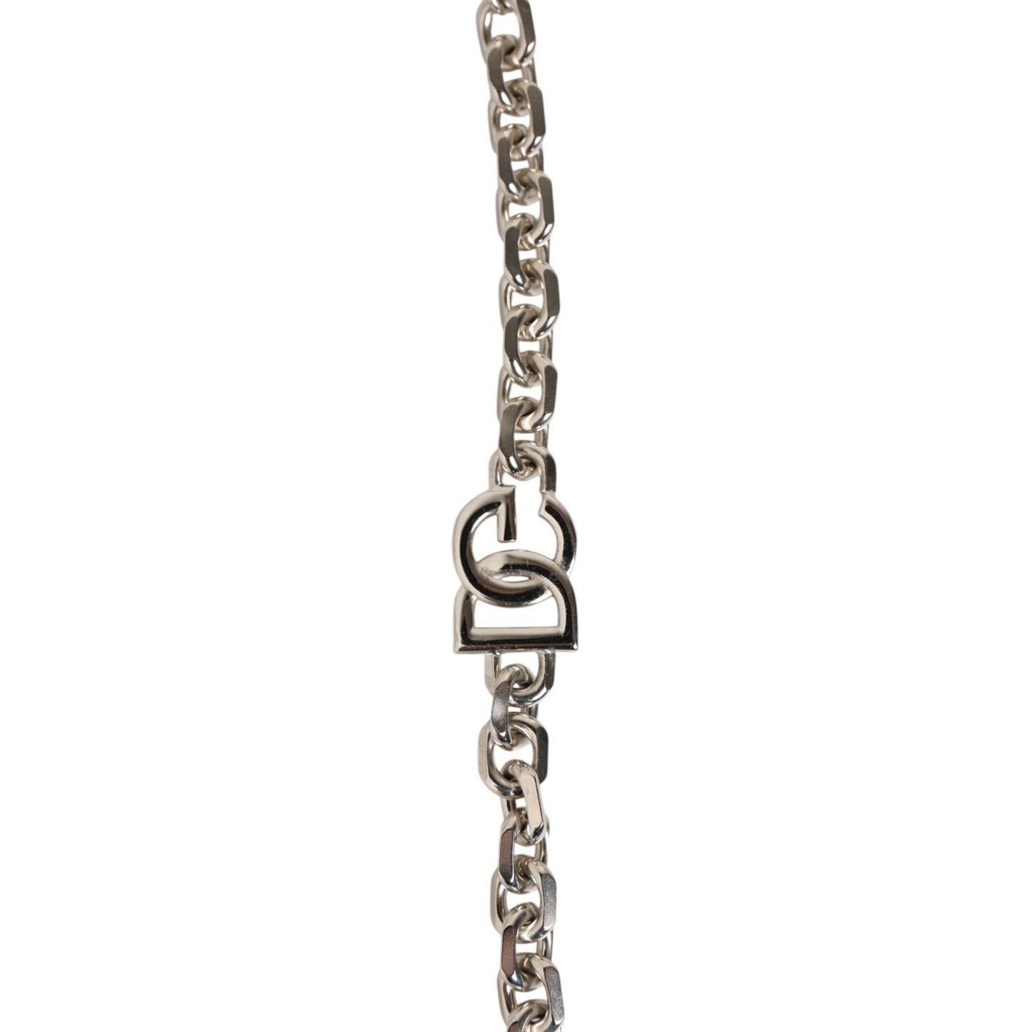 Dolce & Gabbana Black Leather Pearl Chain Bag Accessory Shoulder Strap Dolce & Gabbana