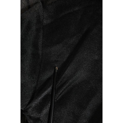 Dolce & Gabbana Black Logo Polyester CrewNeck Sweatshirt Sweater