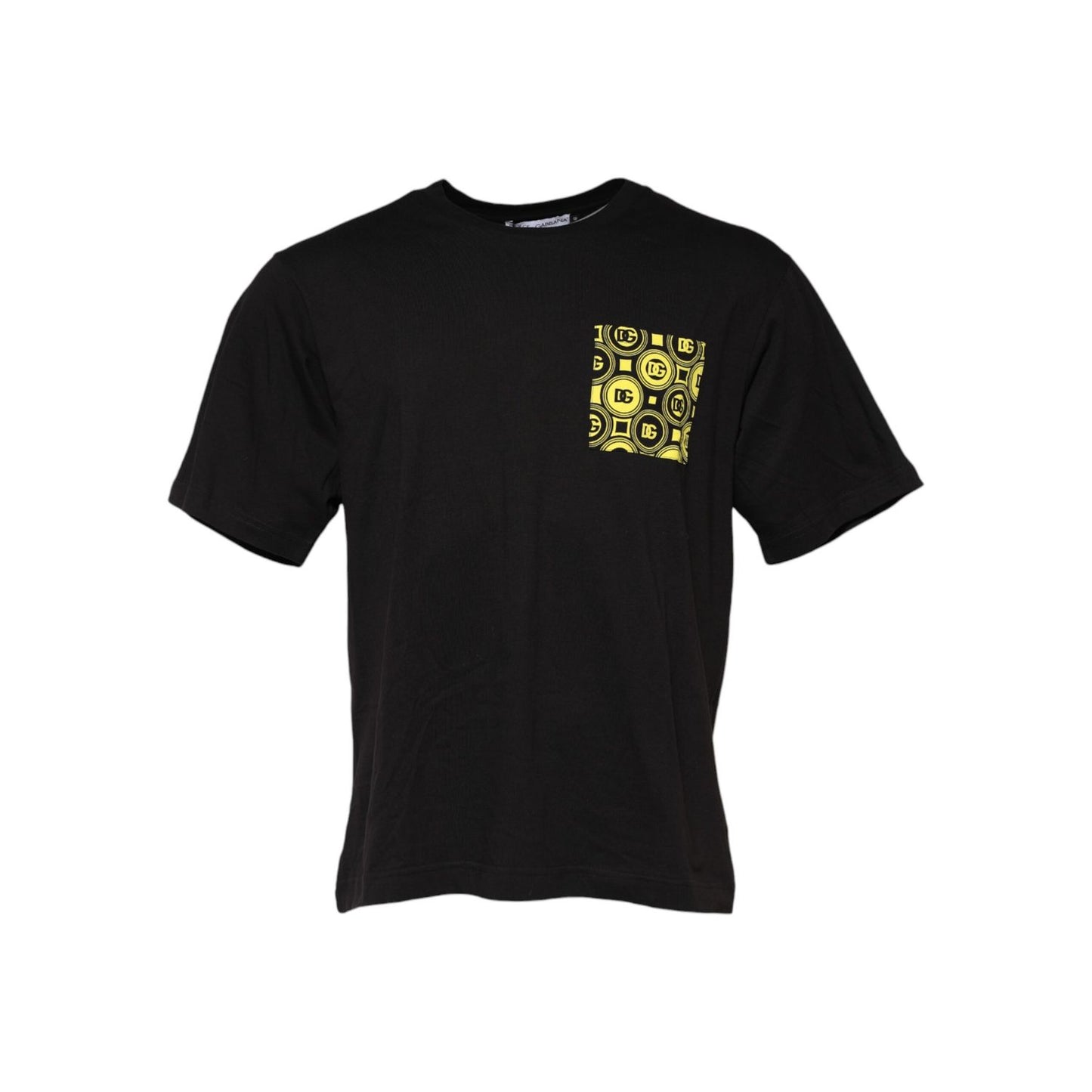 Dolce & Gabbana Black Minimalist Cotton Crew Neck T-shirt Dolce & Gabbana