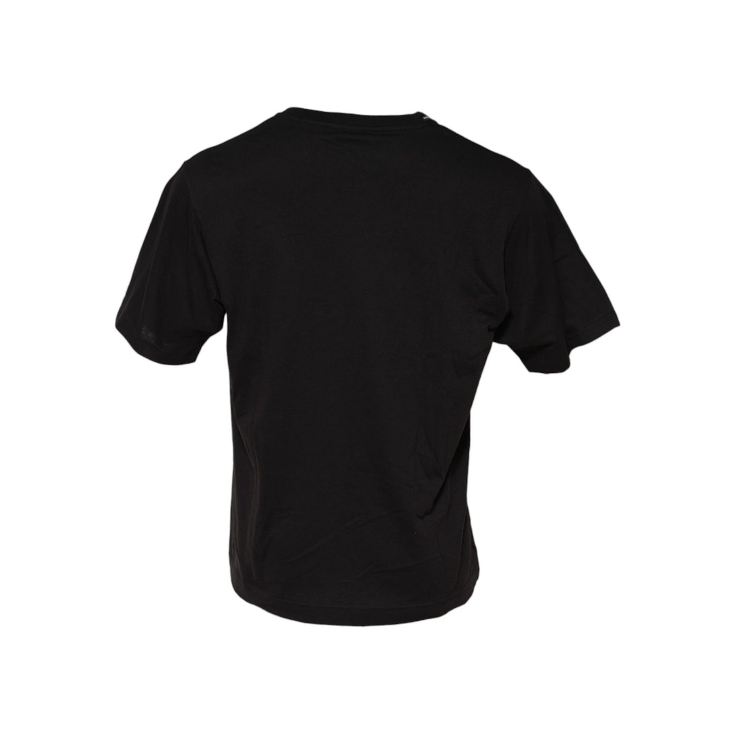 Dolce & Gabbana Black Minimalist Cotton Crew Neck T-shirt Dolce & Gabbana