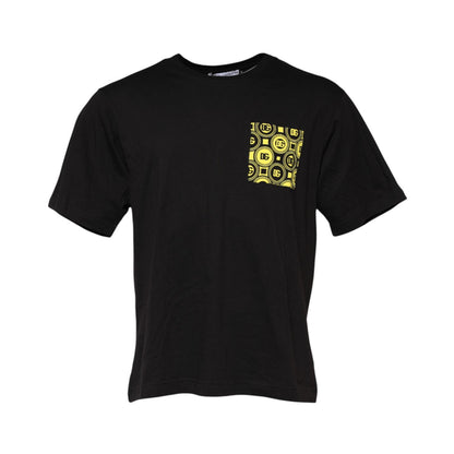Dolce & Gabbana Black Minimalist Cotton Crew Neck T-shirt Dolce & Gabbana