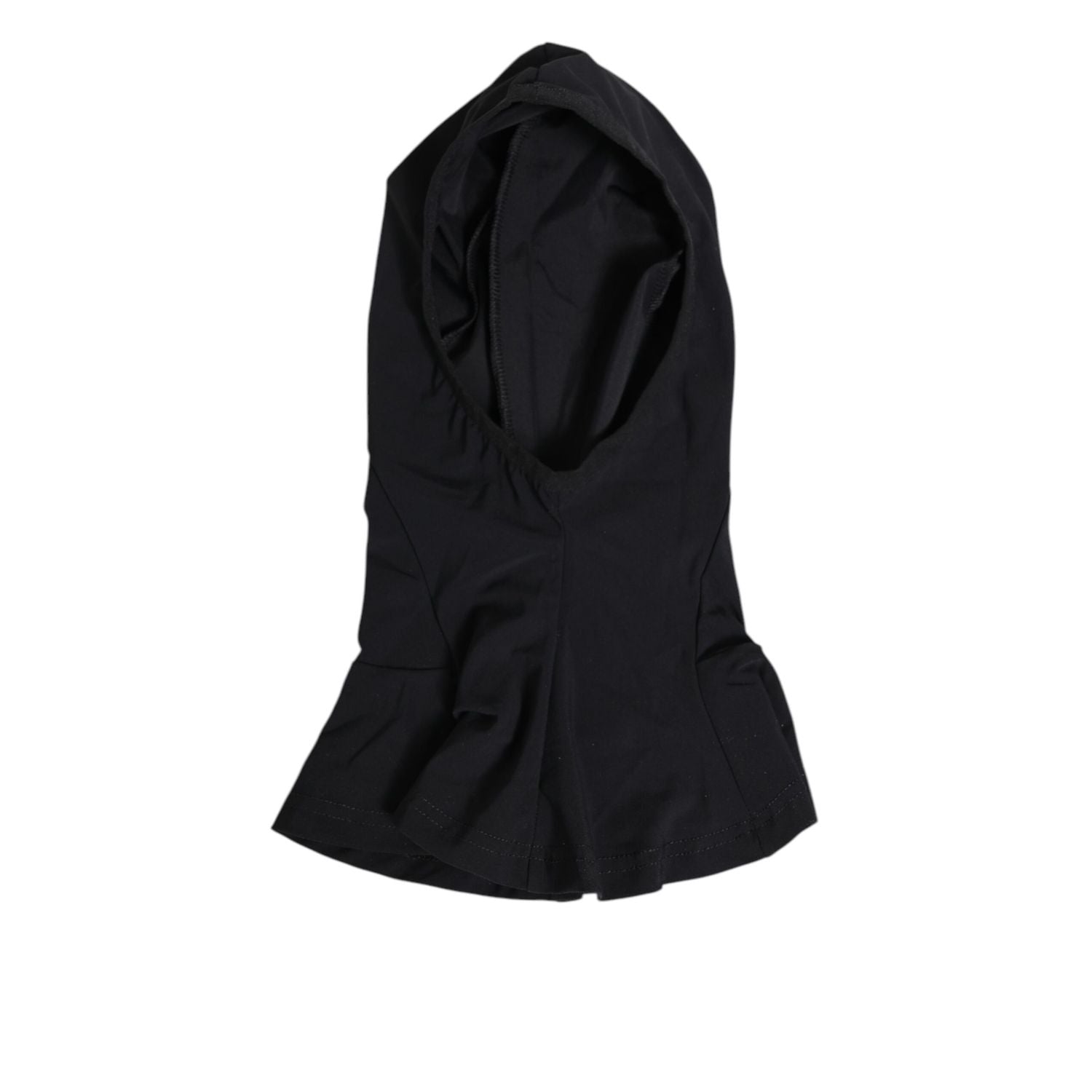 Dolce & Gabbana Black Nylon Elastane Balaclava Hood Face Cover Hat