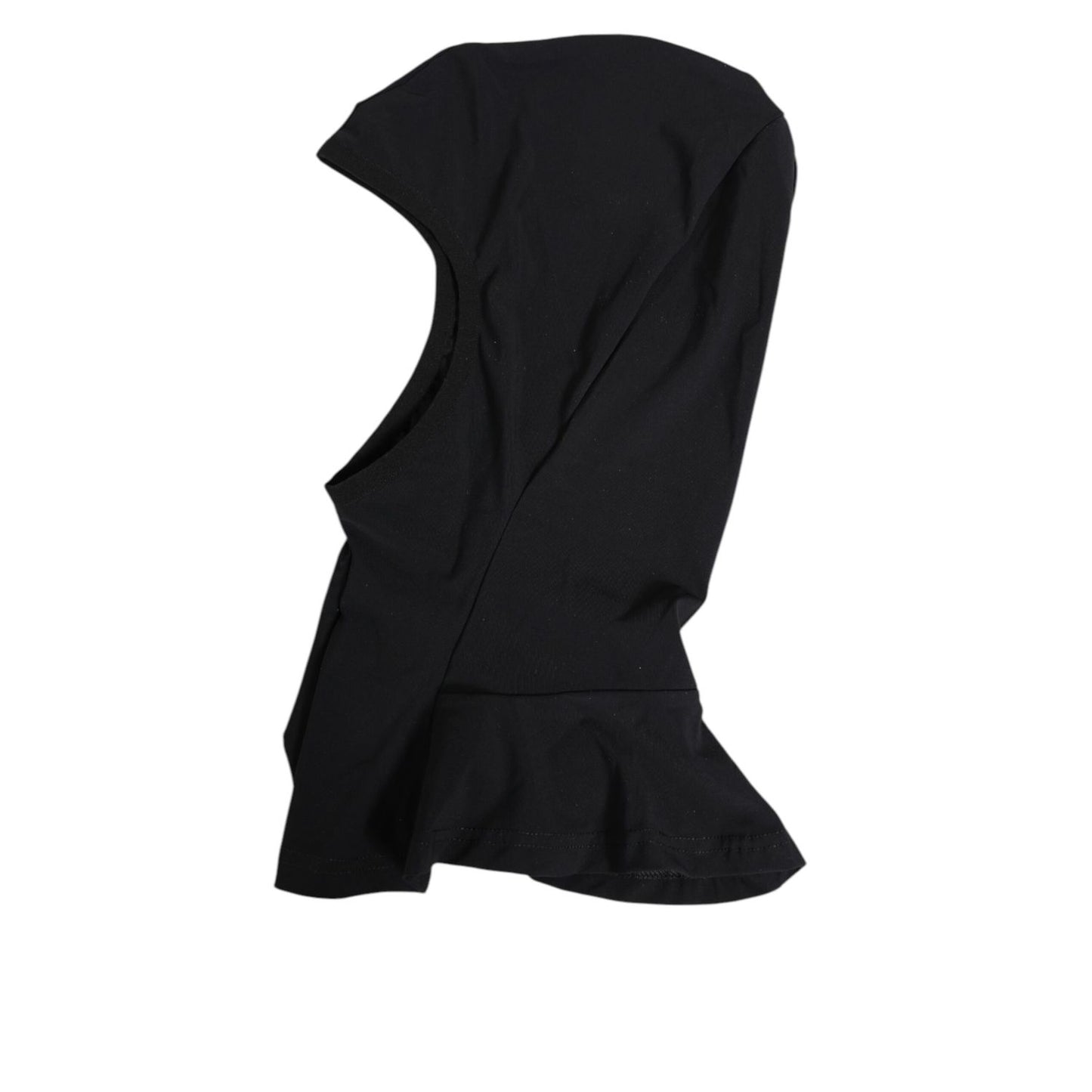 Dolce & Gabbana Black Nylon Elastane Balaclava Hood Face Cover Hat Dolce & Gabbana