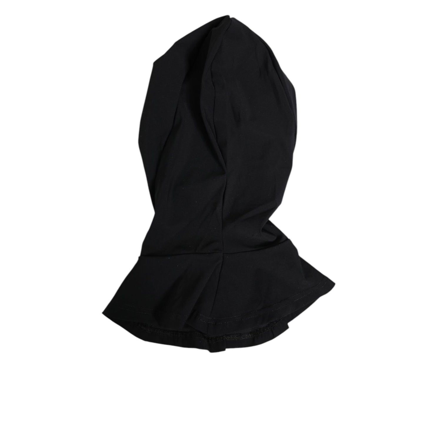 Dolce & Gabbana Black Nylon Elastane Balaclava Hood Face Cover Hat Dolce & Gabbana
