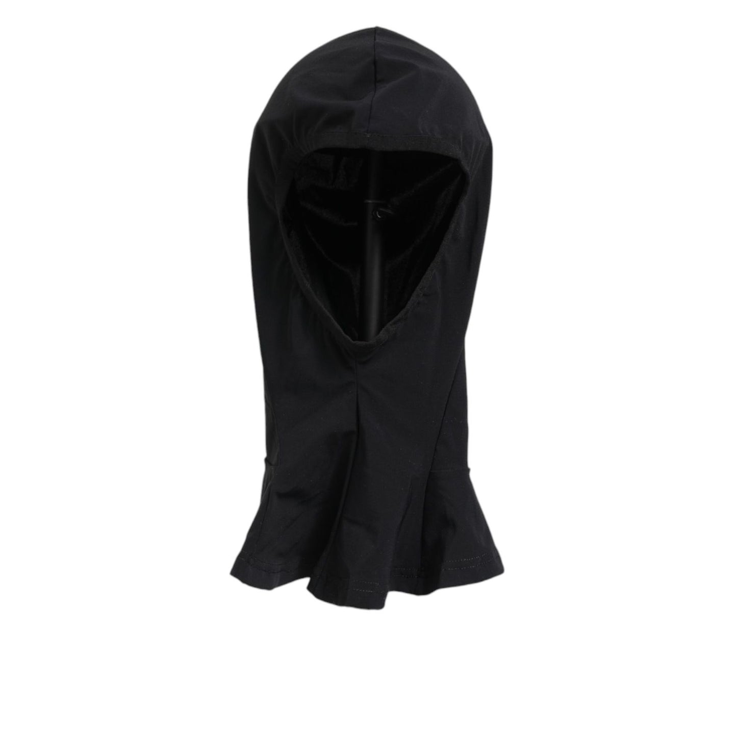 Dolce & Gabbana Black Nylon Elastane Balaclava Hood Face Cover Hat Dolce & Gabbana