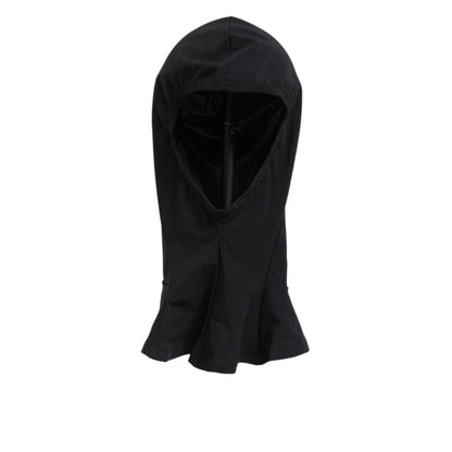 Dolce & Gabbana Black Nylon Elastane Balaclava Hood Face Cover Hat Dolce & Gabbana