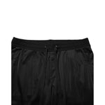 Dolce & Gabbana Black Polyester Logo Plaque Sweatpants Jogger Pants with drawstring and sleek design