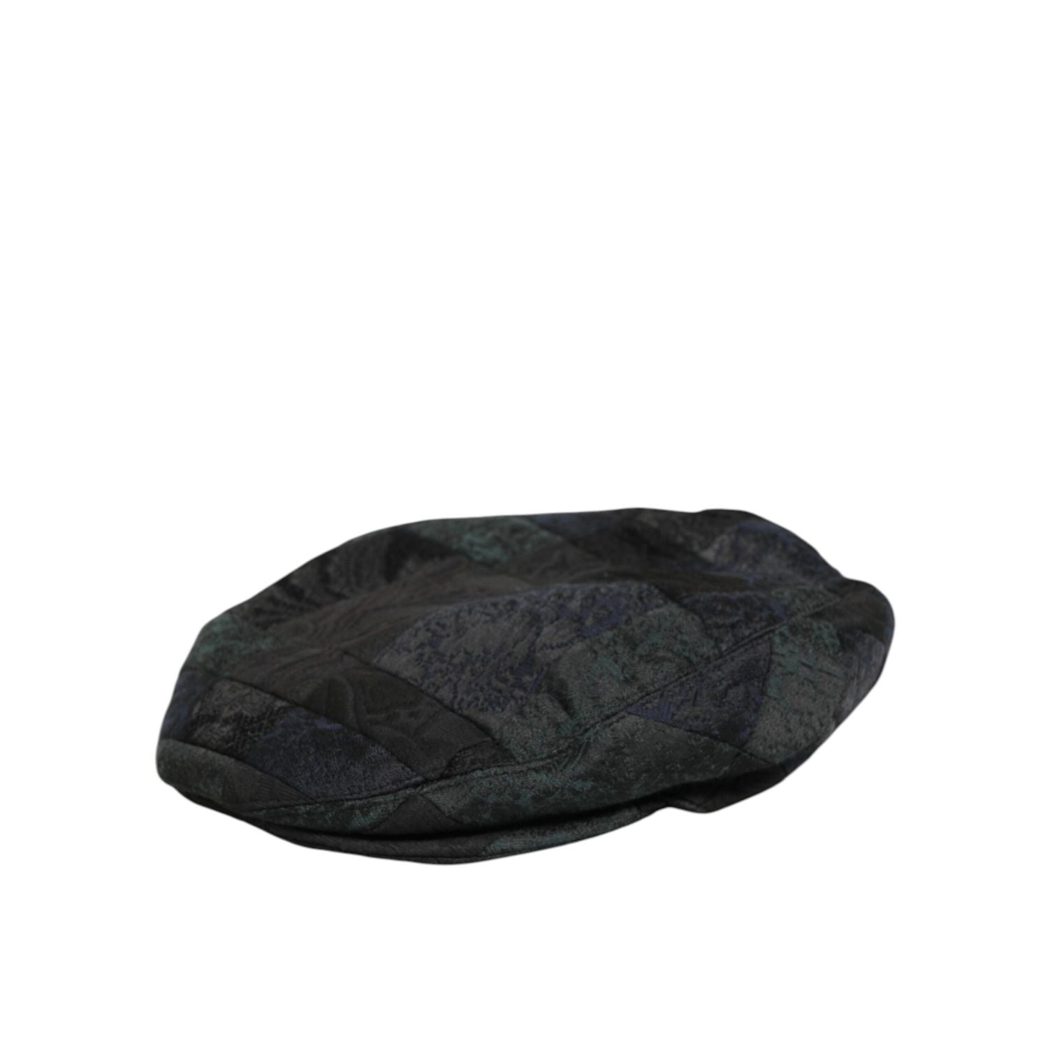 Dolce & Gabbana Black Polyester Newsboy Men Cloth Capello Hat