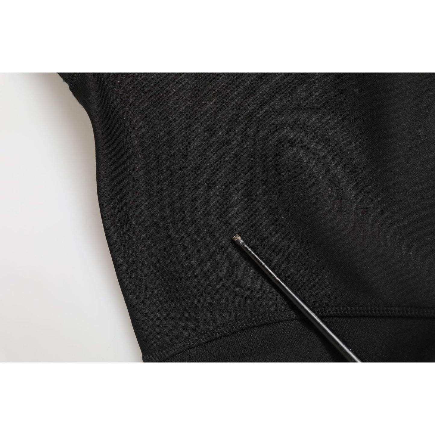 Dolce & Gabbana Black Polyester Turtleneck Pullover Sweater Dolce & Gabbana