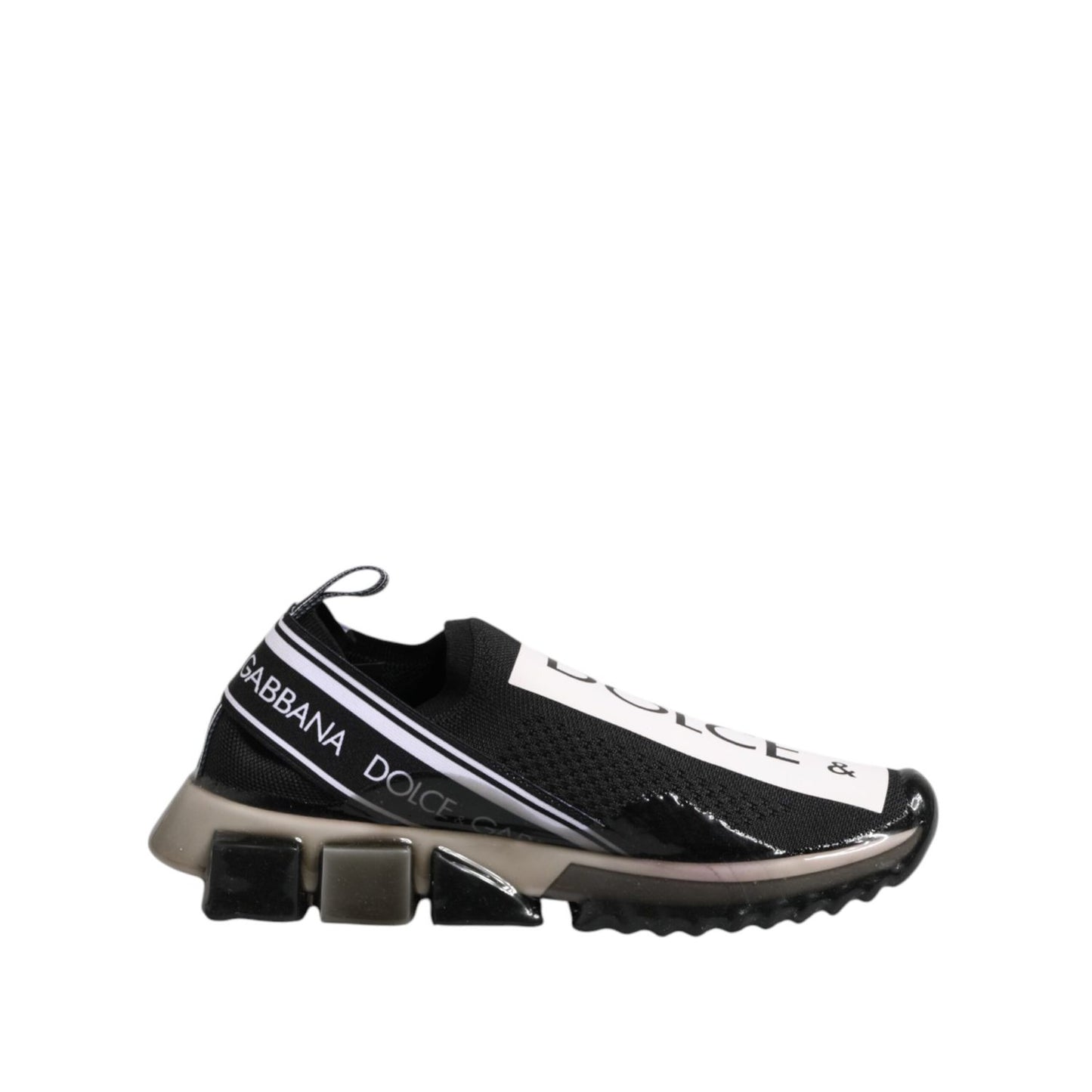 Dolce & Gabbana Black Sorrento Slip On Low Top Sneakers Shoes Dolce & Gabbana