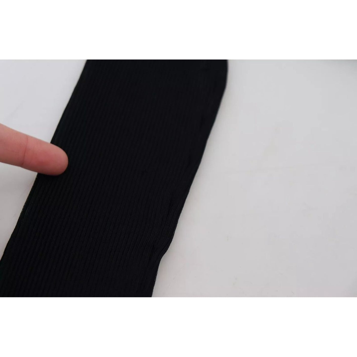 Dolce & Gabbana Black Turtleneck Slim Fit Pullover Sweater Dolce & Gabbana