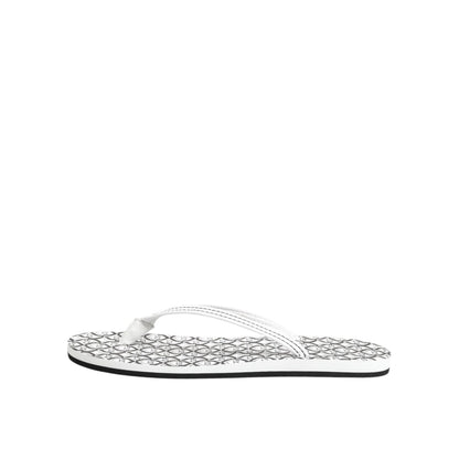 Dolce & Gabbana Black White Logo Beachwear Flats Slipper Shoes