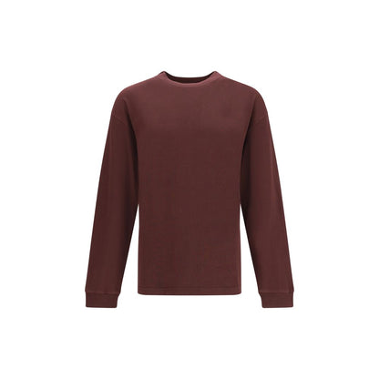 Dolce & Gabbana Bordeaux Cotton Sweatshirt Dolce & Gabbana