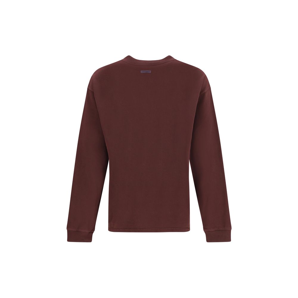 Dolce & Gabbana Bordeaux Cotton Sweatshirt Dolce & Gabbana