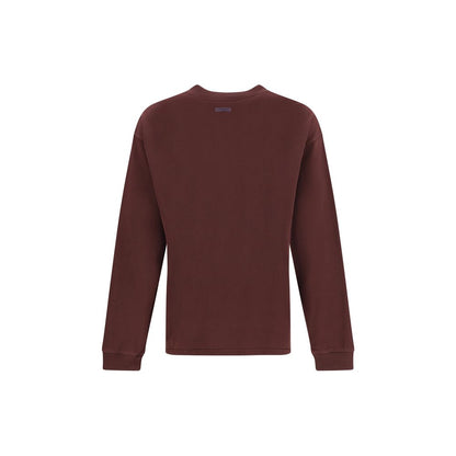 Dolce & Gabbana Bordeaux Cotton Sweatshirt Dolce & Gabbana