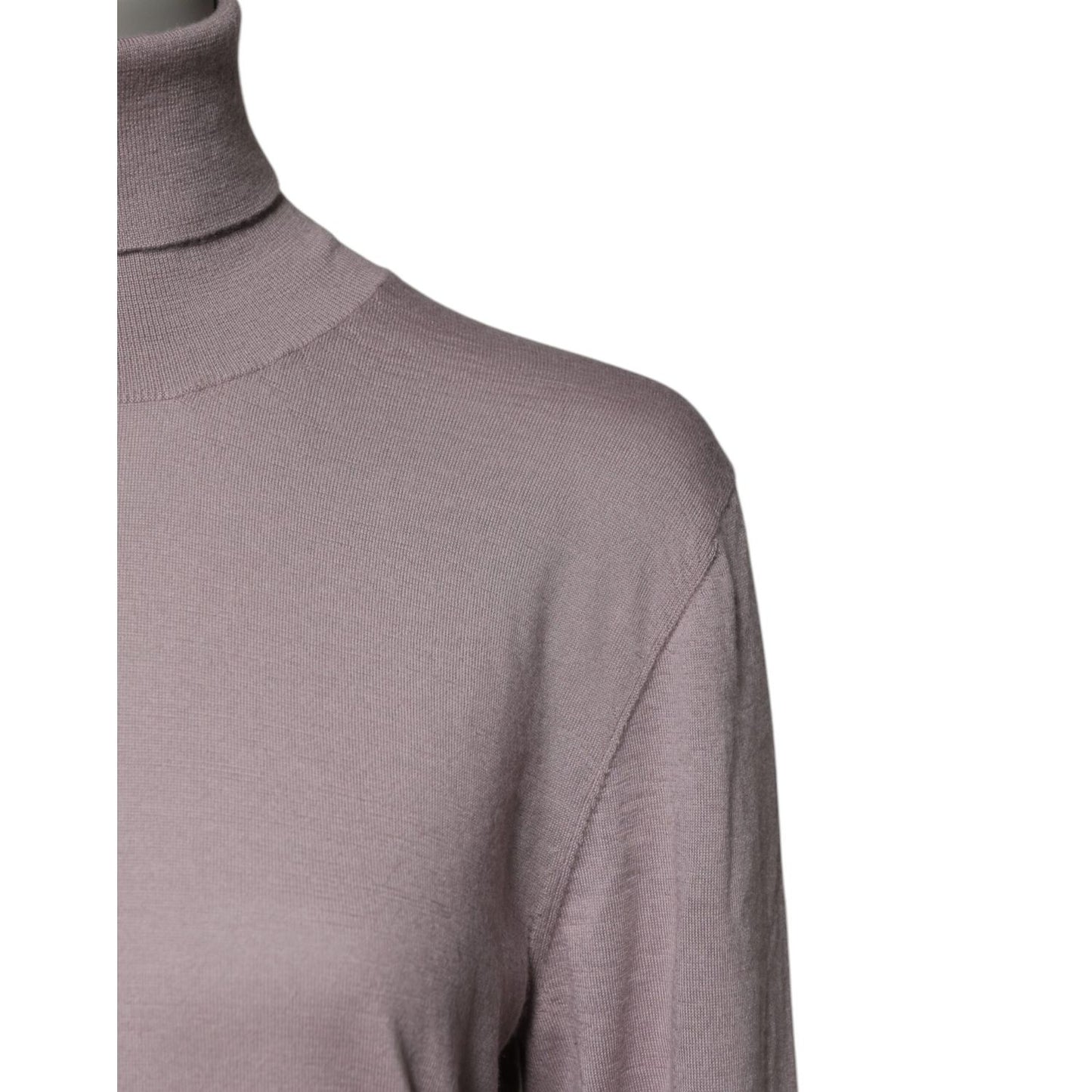 Dolce & Gabbana Brown Cashmere Turtleneck Pullover Sweater Dolce & Gabbana