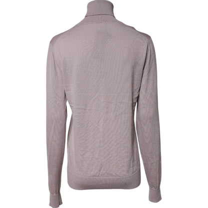 Dolce & Gabbana Brown Cashmere Turtleneck Pullover Sweater Dolce & Gabbana