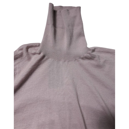 Dolce & Gabbana Brown Cashmere Turtleneck Pullover Sweater Dolce & Gabbana