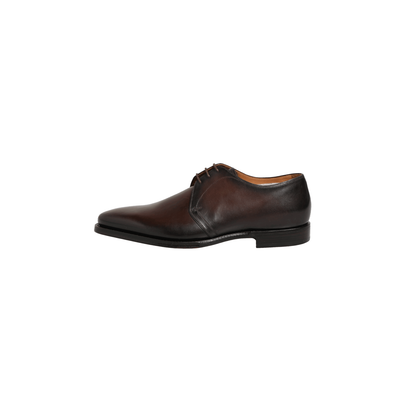Dolce & Gabbana Brown Leather Lace Up Dress Men Derby Shoes Dolce & Gabbana