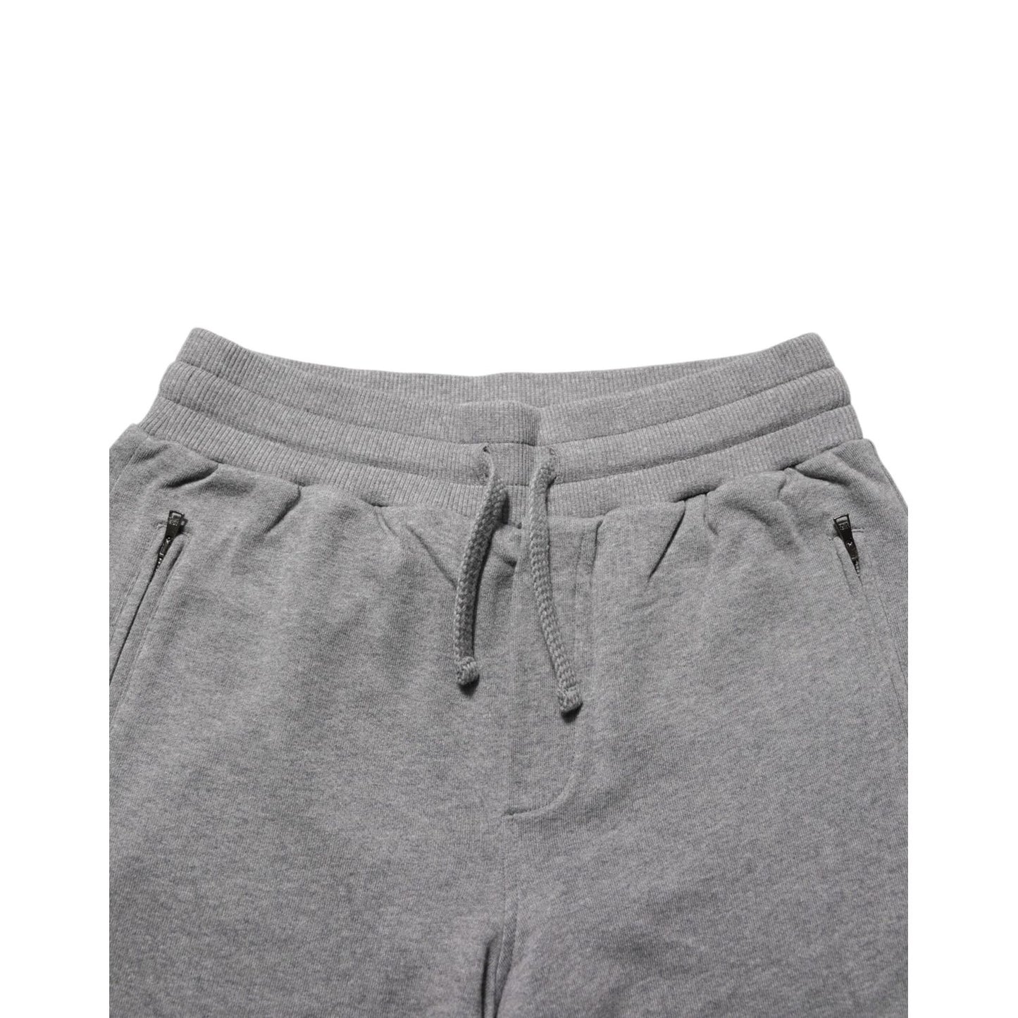 Dolce & Gabbana Cotton Jogger Sweatpants Trouser Gray Dolce & Gabbana