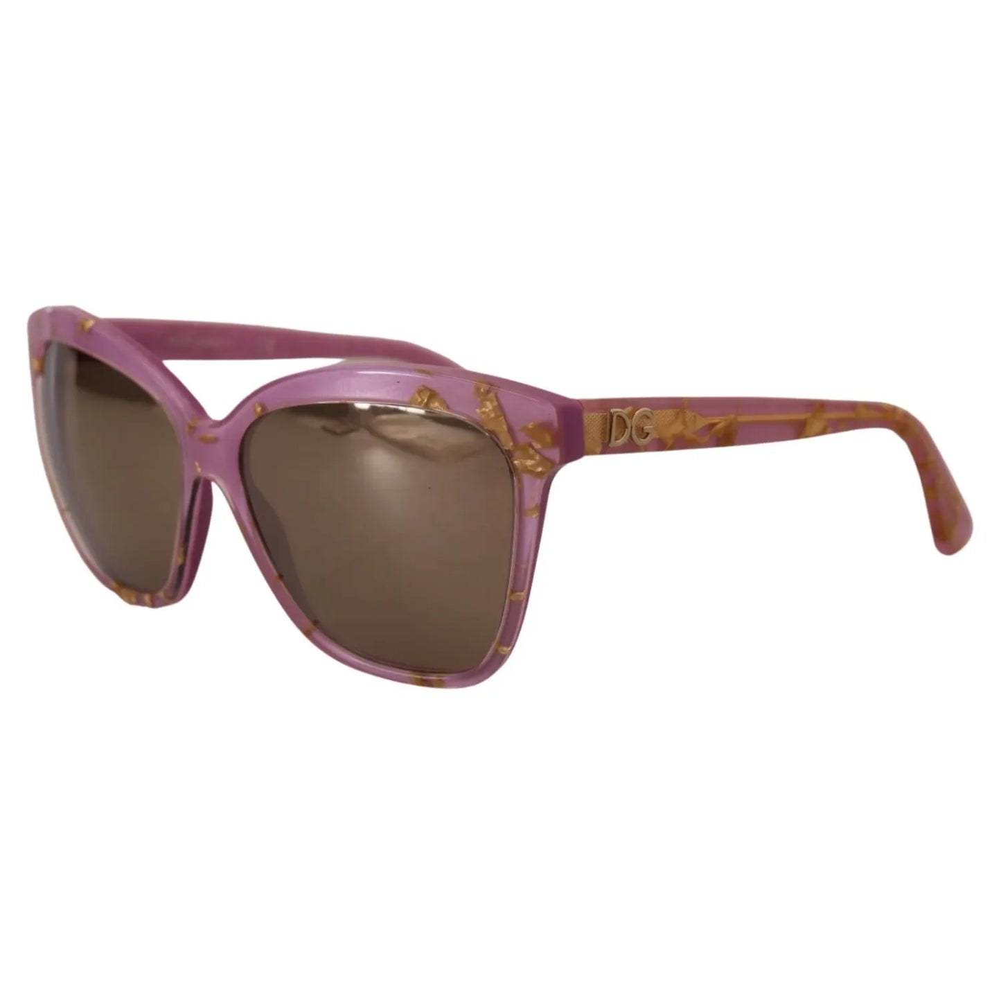 Dolce & Gabbana DG4251 Pink Gold Full Rim Rectangle Frame Shades Dolce & Gabbana