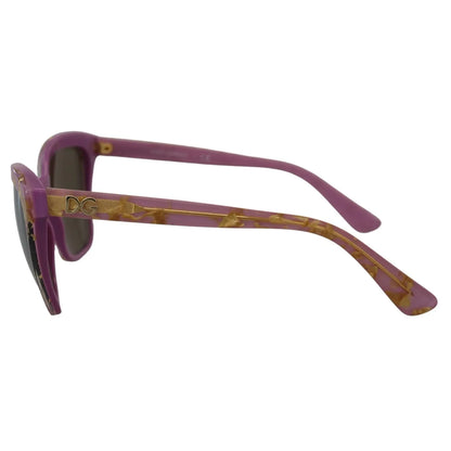 Dolce & Gabbana DG4251 Pink Gold Full Rim Rectangle Frame Shades Dolce & Gabbana