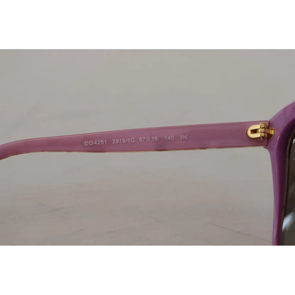 Dolce & Gabbana DG4251 Pink Gold Full Rim Rectangle Frame Shades Dolce & Gabbana