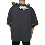 Dolce & Gabbana Gray Camouflage Animal Stuff Cotton T-shirt TSH86659-52