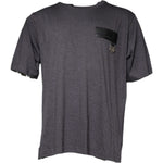 Dolce & Gabbana Gray Logo Patch Cotton Crew Neck T-shirt TSH86910-54