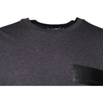 Dolce & Gabbana Gray Logo Patch Cotton Crew Neck T-shirt TSH86910-54