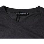 Dolce & Gabbana Gray Logo Patch Cotton Crew Neck T-shirt TSH86910-54