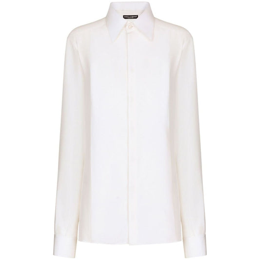 Dolce & Gabbana Shirts White Fall - Winter 2023,LDin,Women,Women > Clothing,Women > Clothing > Shirts,Yes Eu Dolce & Gabbana F5R36TFU1UQW0111