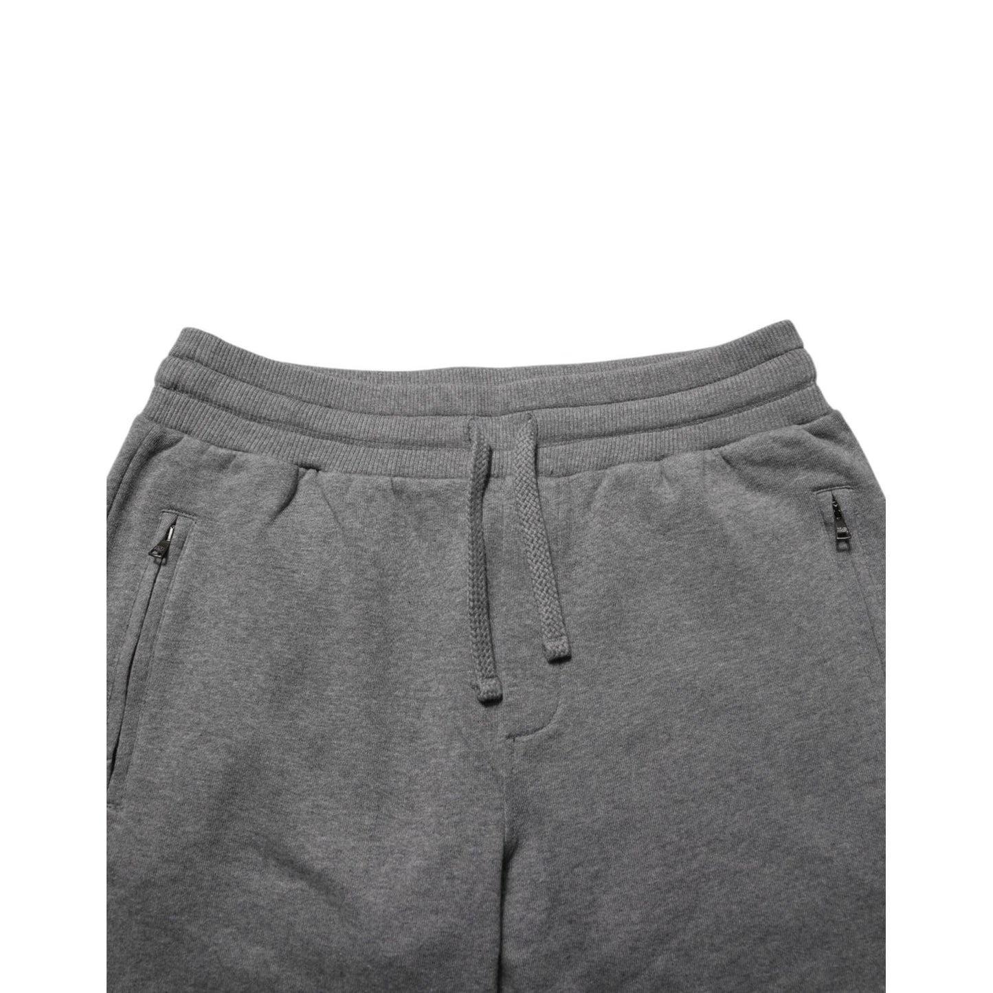 Dolce & Gabbana Gray Cotton Jogger Sweatpants Trouser Pants Dolce & Gabbana