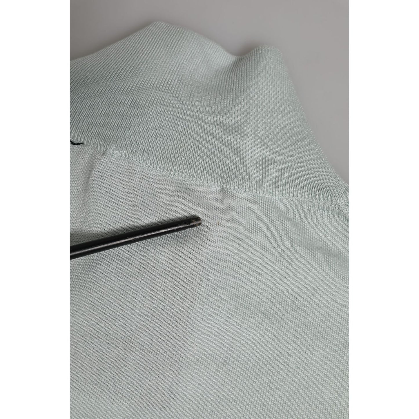 Dolce & Gabbana Gray Turtle Neck 3/4 Sleeves Pullover Top Dolce & Gabbana