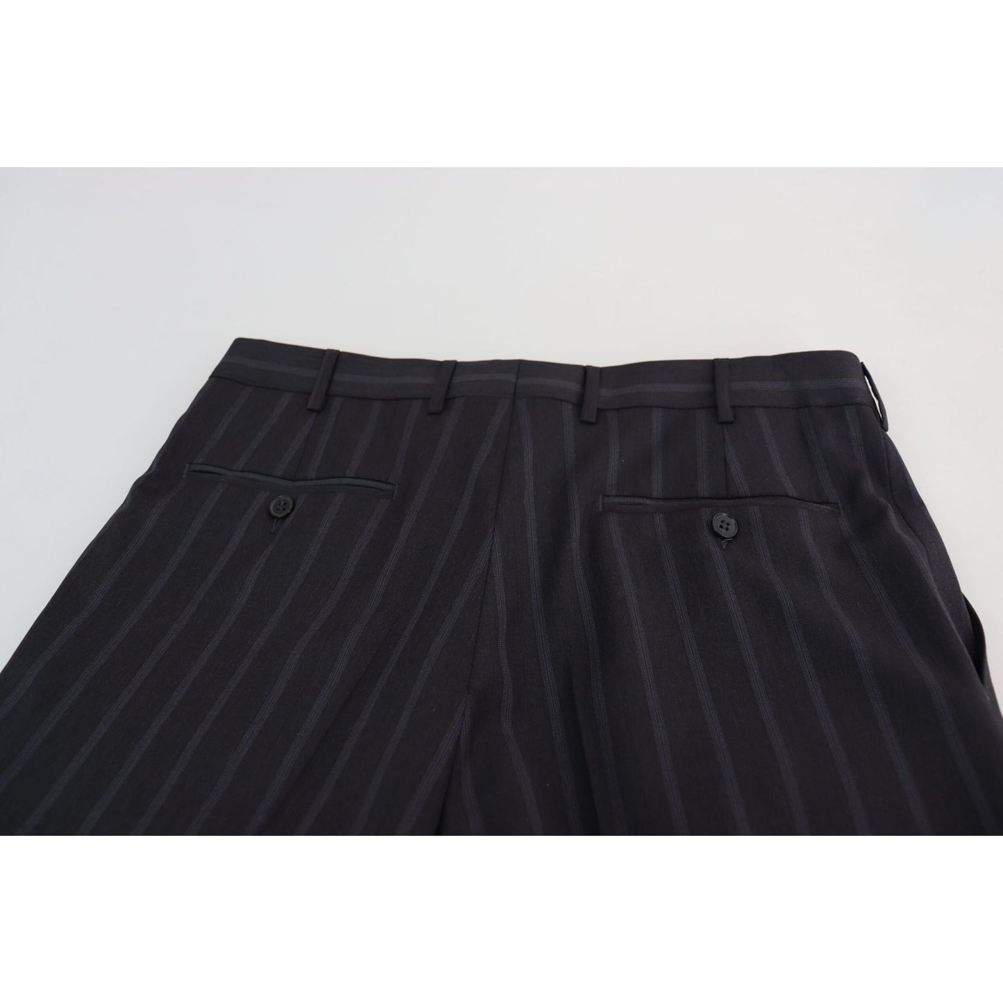 Dolce & Gabbana Gray Wool Blend Formal Trousers Pants Dolce & Gabbana