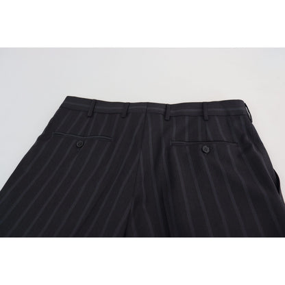 Dolce & Gabbana Gray Wool Blend Formal Trousers Pants Dolce & Gabbana
