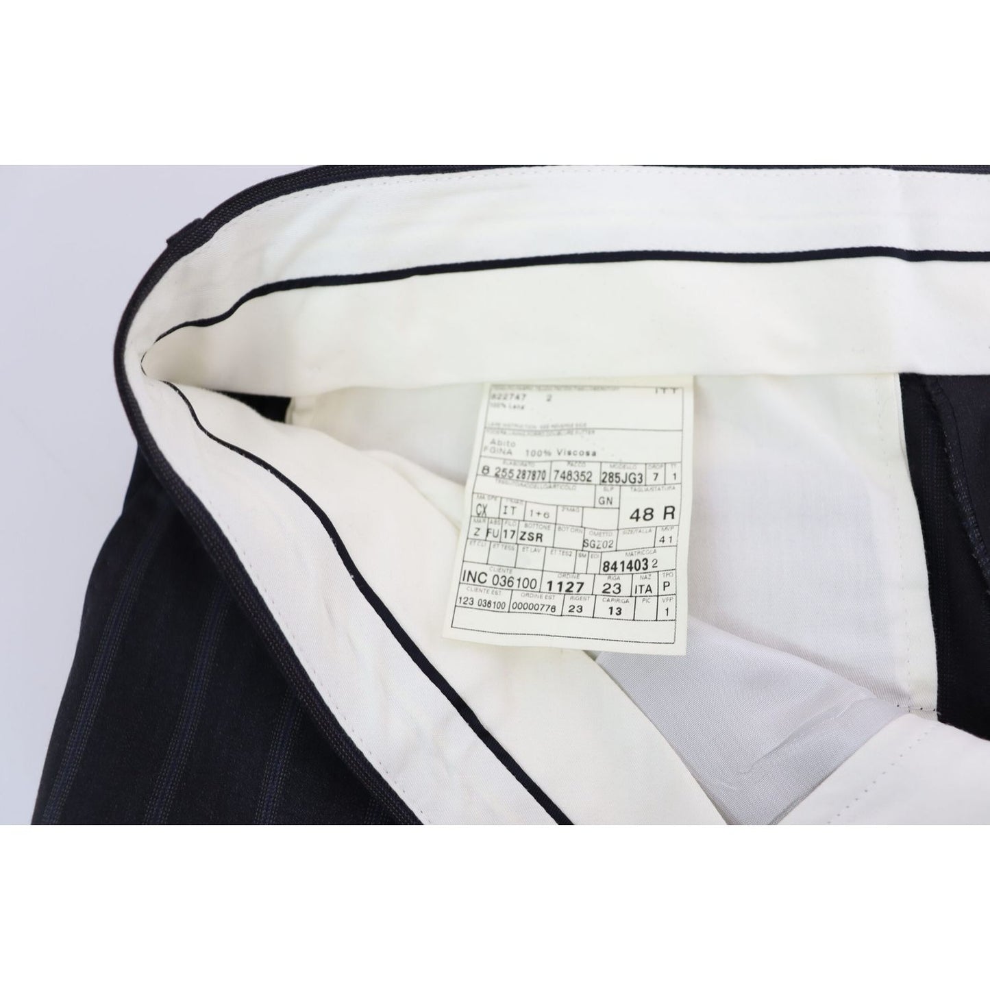 Dolce & Gabbana Gray Wool Blend Formal Trousers Pants Dolce & Gabbana