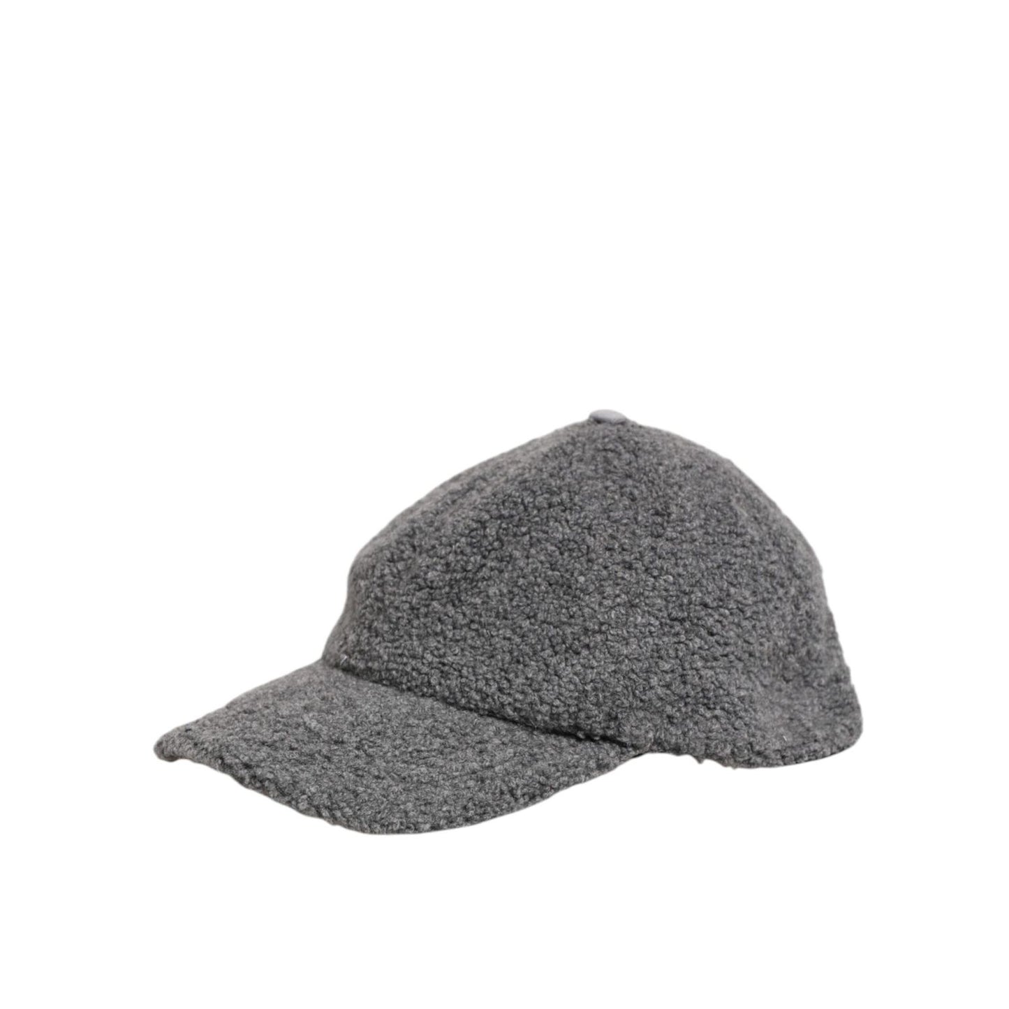 Dolce & Gabbana Gray Wool Fleece Rapper Men Baseball Capello Hat Dolce & Gabbana