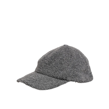 Dolce & Gabbana Gray Wool Fleece Rapper Men Baseball Capello Hat Dolce & Gabbana