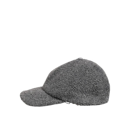 Dolce & Gabbana Gray Wool Fleece Rapper Men Baseball Capello Hat Dolce & Gabbana