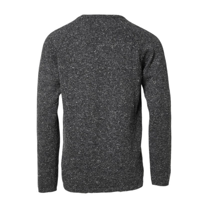 Dolce & Gabbana Gray Wool Knitted Round Neck Pullover Sweater Dolce & Gabbana