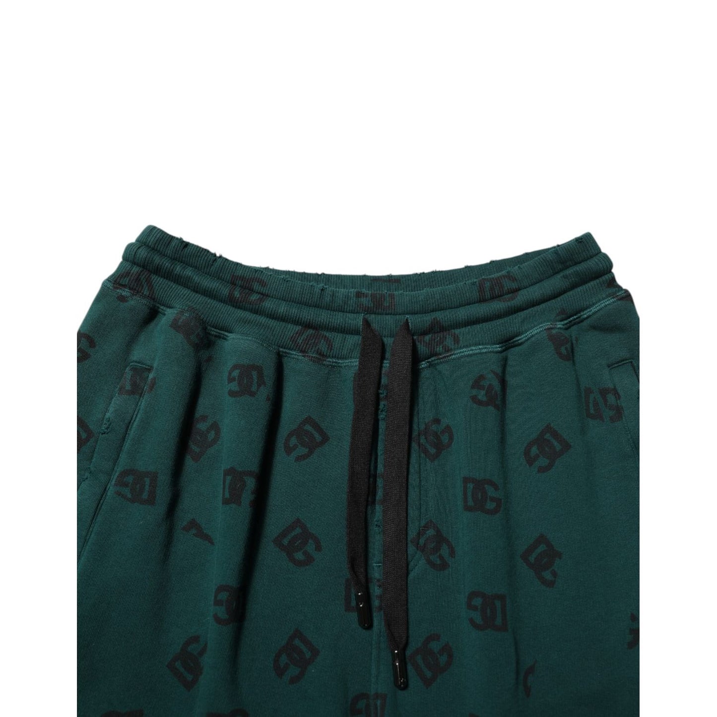 Dolce & Gabbana Green Logo Print Jogger Men Sweatpants Pants Dolce & Gabbana